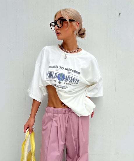 【¥6,800→¥4,200】oversized T「world」#2185