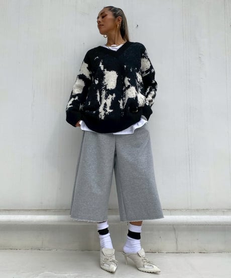 half sw pt「long shorts」#3048510(裏起毛／ベルト付き)