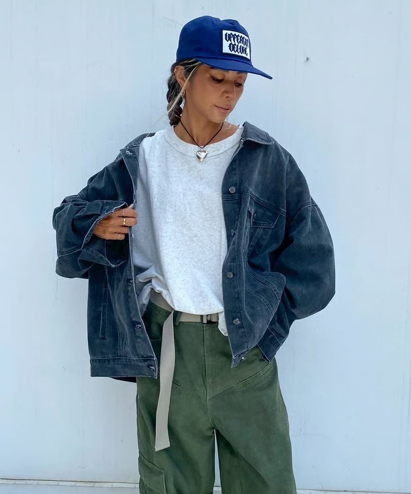 tablethotel-sūdo college denim jc denim jc「oversized G」#208558 | tablethotel-sūdo