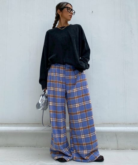 wide tuck pt「colorful check」#25810510