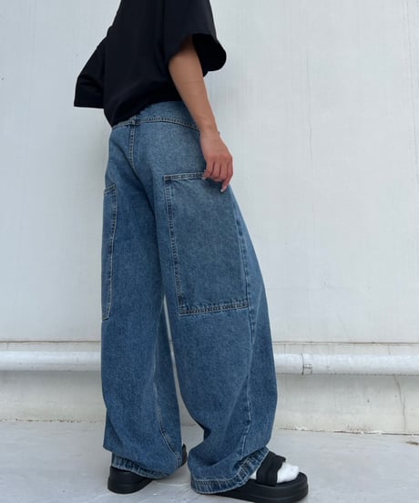 denim tapered pt「pocket」#68053