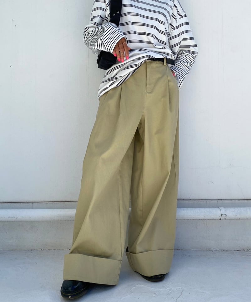 super wide pt「with belt」#31106 | tablethotel-sūdo