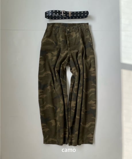 baggy pt「camo barrel」#591511（ベルト付き）