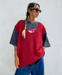 knit vest「loose」#086259