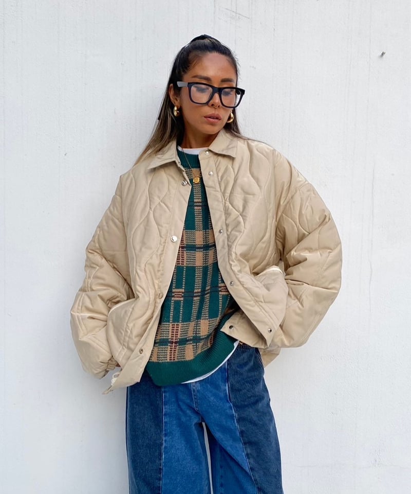 13,800→¥11,800】quilted light jc「padded」#61657