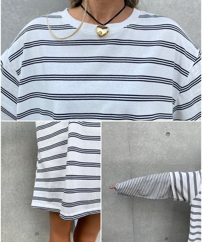 descendant ron herman layered border T トップス - トップス