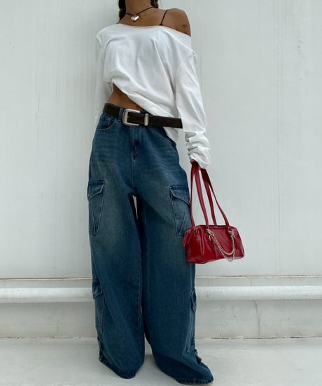 cargo denim「envelope」#91037（ベルト付き）