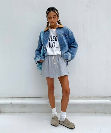 wide tee「HUG」#3271