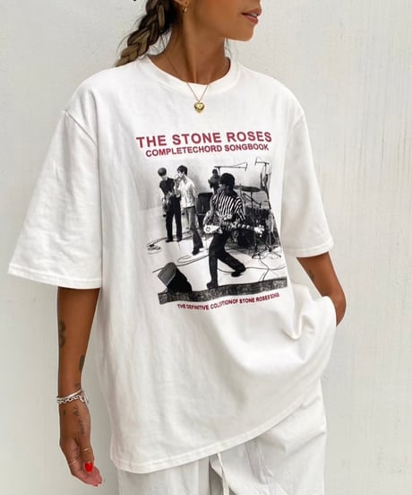 【¥7,600→¥4,800】wide Rock tee「STONE ROSES」#6315