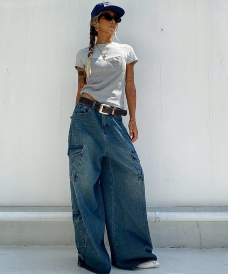 cargo denim「envelope」#91037（ベルト付き）