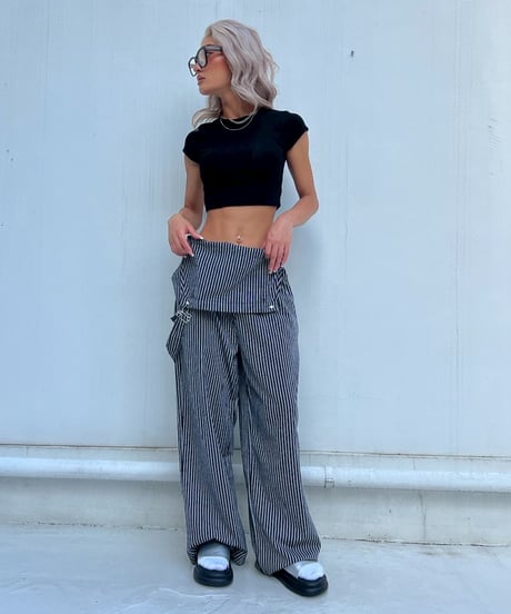 cropped rib tee「mini」#32051-1