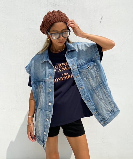 logo tee「MORNING」#7721