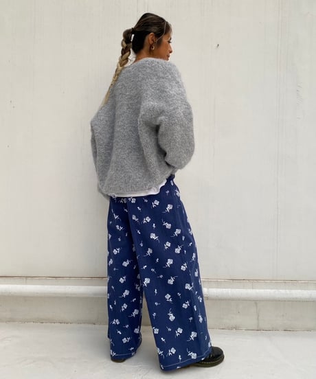 knit cardigan「mix yarn」#8179