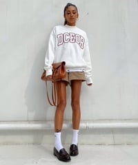 high neck sw「flocky font」#2162859(裏起毛）