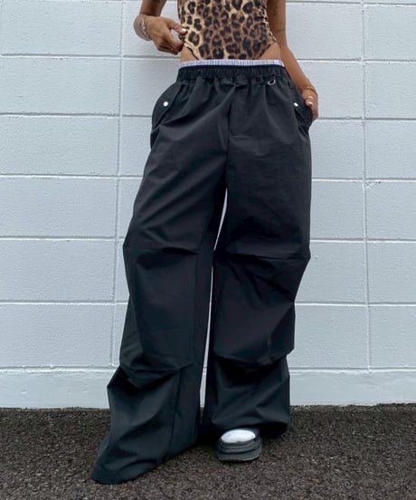 knee tack jogger pt「W stripe」#013
