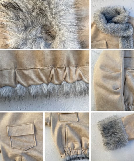 2way coat「fur leather」#251063511（リバーシブル）