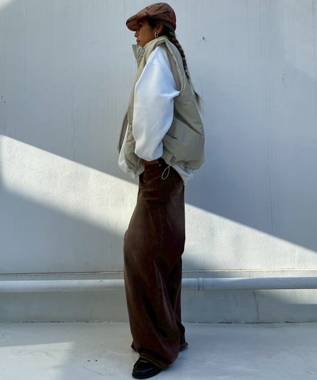 padded vest「high neck」#1812510