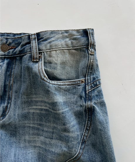 loose curve denim「wash」#2608964