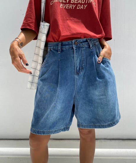 denim half pt「tack」#8580