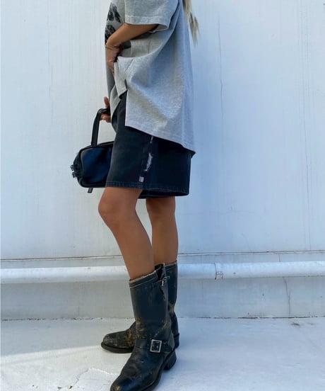 denim shorts「side rip」#1368359