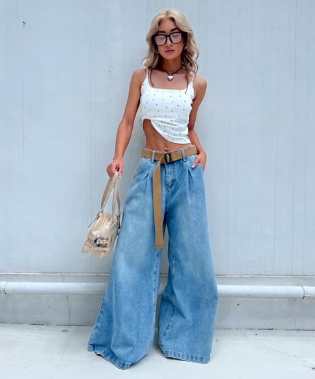 wide denim「super flare」#242508