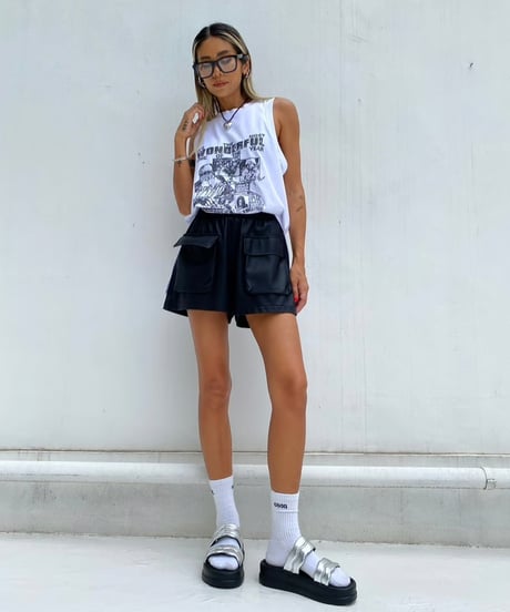 drop armhole tank「WONDERFUL」#11889