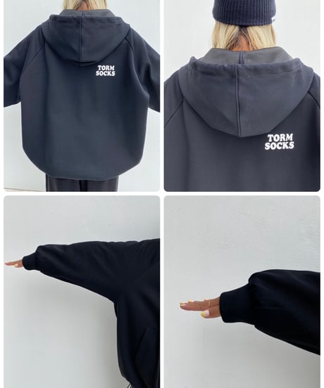 zip-up hoodie sw「TORM」#57322