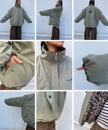 2way coat「leo sheep」#6065511（リバーシブル）