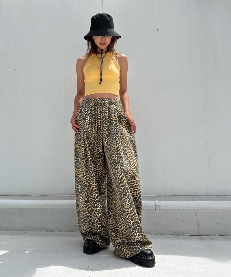 davryu leopard 上下セット Mサイズ leopard loose pt「volume」#503 | tablethotel-sūdo