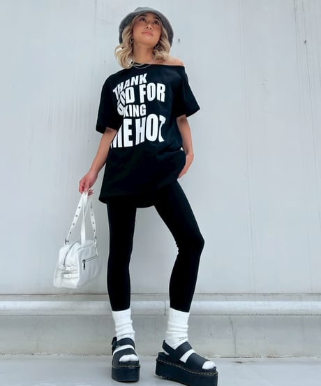 logo tee「oneshoul」#25465