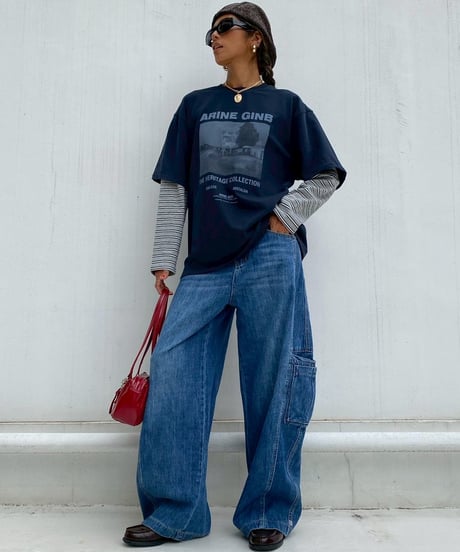 cargo denim「pocket barrel」#926158