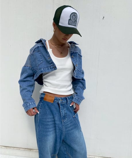 cropped denim jc「Flip」#658