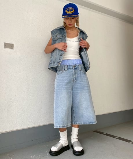 denim vest「classic」#360