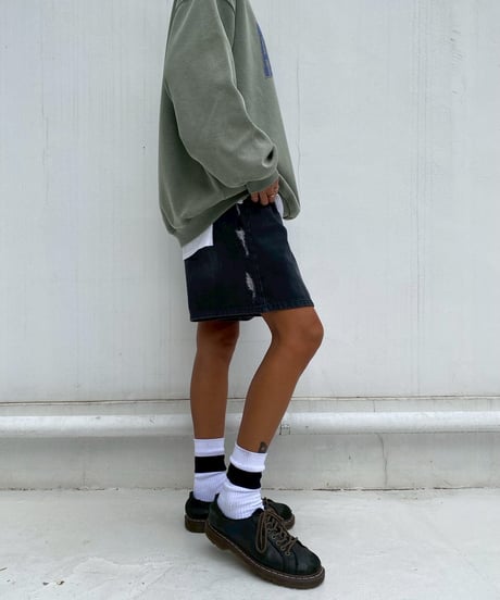 denim shorts「side rip」#1368359