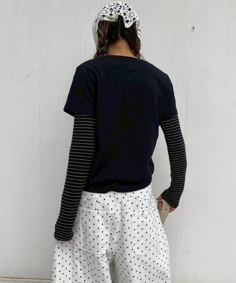 【¥6,600→¥5,000】layered lonT「border」#616026601