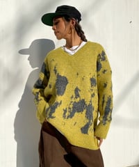 color knit「V neck」#58800510