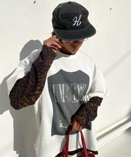 flat top cap「H」#2603-2/2