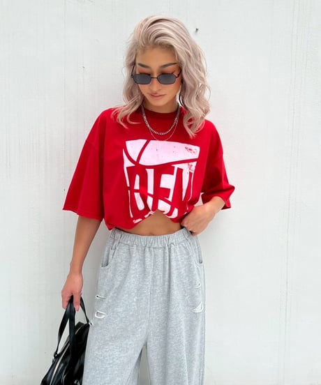 wide tee「DEN」#8386