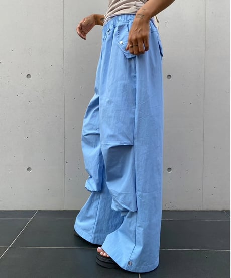 knee tack jogger pt「W stripe」#013