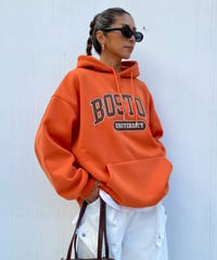 hoodie「BOSTON uni」#6810511（裏起毛）