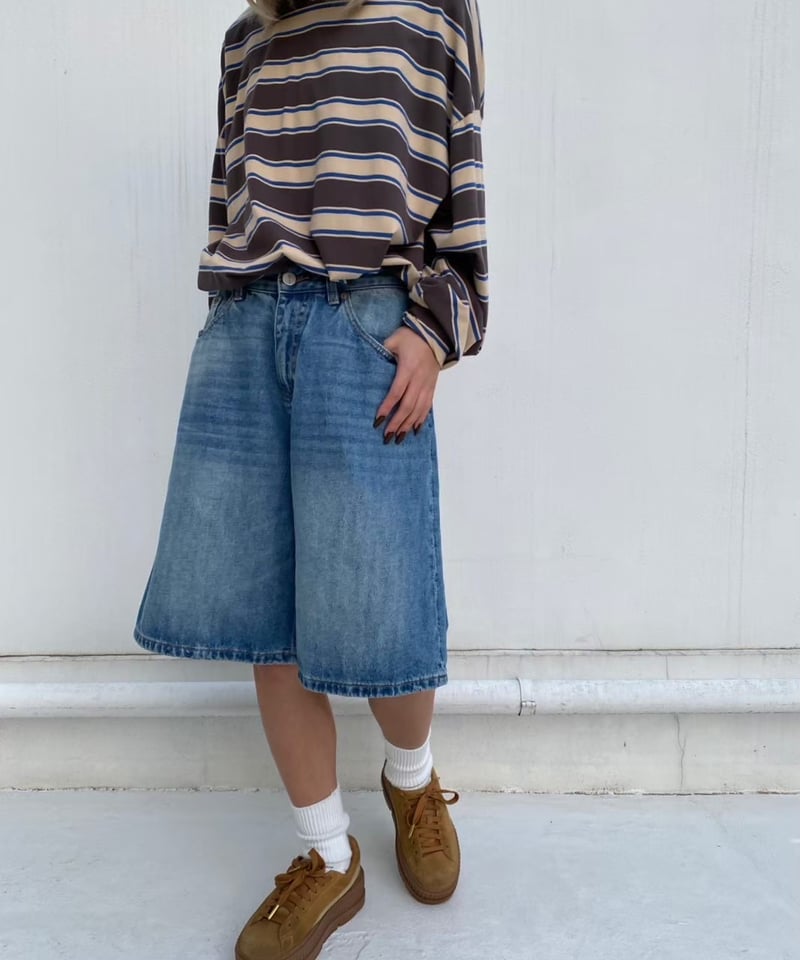 SUDO denim half pt「buggy cut」 デニムハーフパンツ denim half pt「buggy cut」#1573 | tablethotel-sūdo
