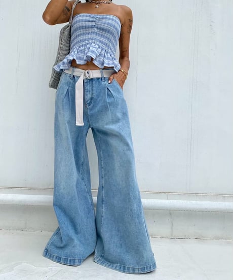 wide denim「super flare」#242508