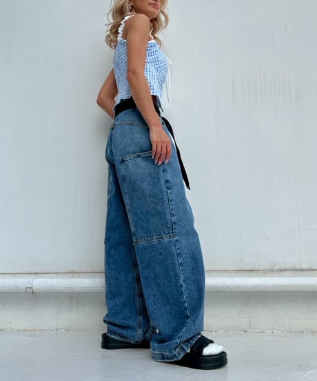 denim tapered pt「pocket」#68053