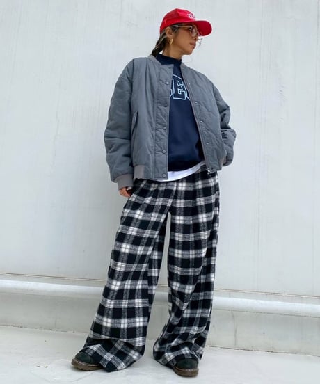 high neck sw「flocky font」#2162859(裏起毛）