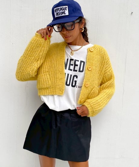 wide tee「HUG」#3271
