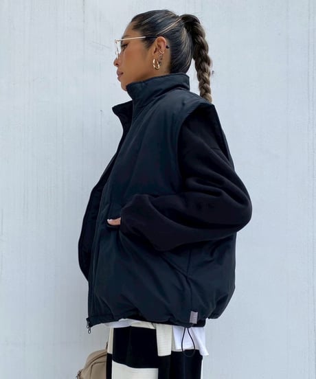 padded vest「high neck」#1812510