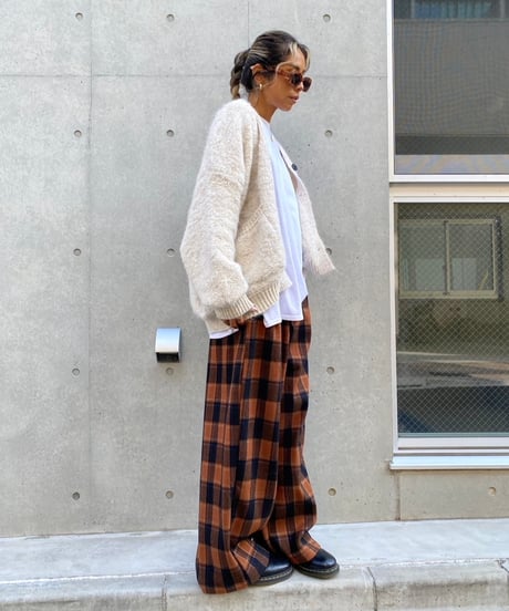 knit cardigan「mix yarn」#8179
