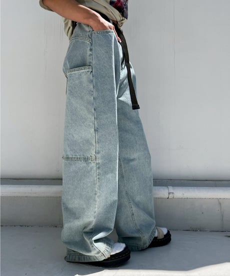 denim tapered pt「pocket」#68053