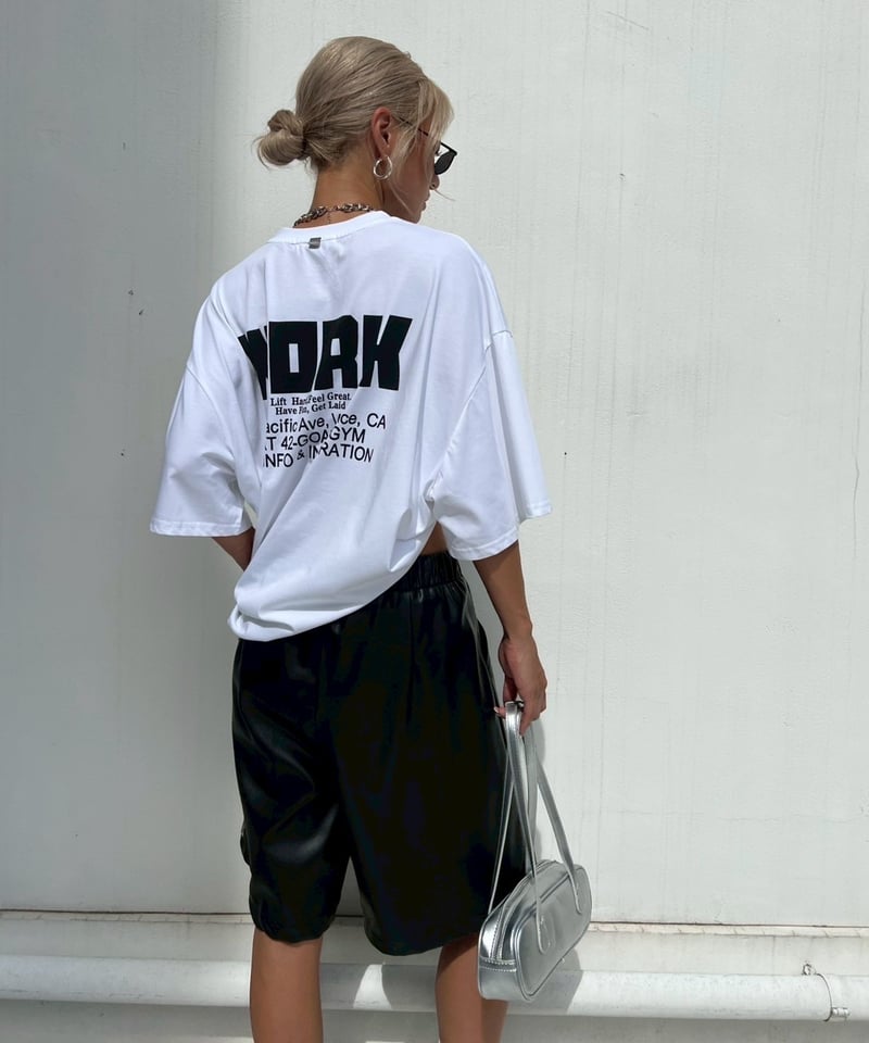 oversized T 「WORK」 #61232 | tablethotel-sūdo