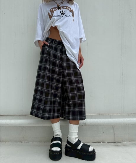 【¥6,800→¥4,800】oversized shorts 「baggy checkers」#3126
